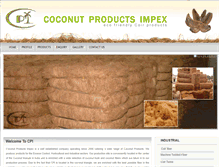 Tablet Screenshot of coconutimpex.com